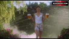 7. Julie Bowen in Sexy Lingerie with Beer – Happy Gilmore