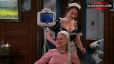 6. Kat Dennings in Sexy Maid Costume – 2 Broke Girls