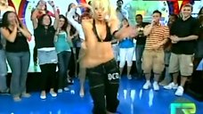 4. Kimberly Wyatt Dancing in Bikini Top – Total Request Live