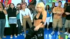 5. Kimberly Wyatt Dancing in Bikini Top – Total Request Live
