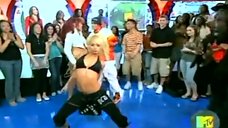 8. Kimberly Wyatt Dancing in Bikini Top – Total Request Live