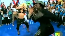 9. Kimberly Wyatt Dancing in Bikini Top – Total Request Live