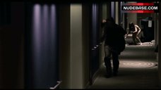2. Alice Braga Naked in Hallway – Blindness