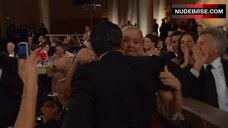 1. Alexandra Lamy Boobs Out – The Golden Globe Awards