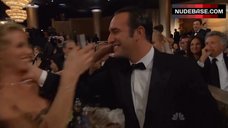 3. Alexandra Lamy Boobs Out – The Golden Globe Awards
