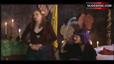 8. Alicia Witt in Black Bra – Playing Mona Lisa