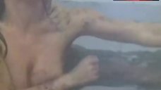 6. Leslie Brockett Nude Breasts and Butt – Demons At The Door