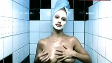 6. Lisa Grossmann Touches Her Naked Tits – Models