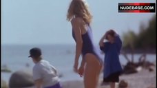 3. Kyra Sedgwick in Blue Swimsuit – Losing Chase