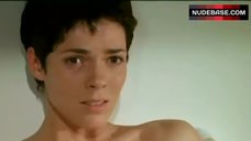10. Emmanuelle Seigner Shows Boobs and Pussy in Lesbi Scene – Cours Prive