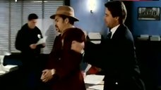 3. Joan Severance Shows Lingerie in Police Station – Black Scorpion