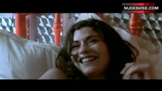 8. Lubna Azabal Naked on Bed – Exiles