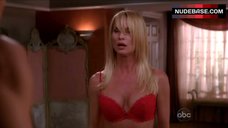 2. Nicollette Sheridan in Hot Red Underwear – Desperate Housewives