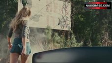 2. Amber Heard in Sexy Jeans Shorts – Drive Angry 3D