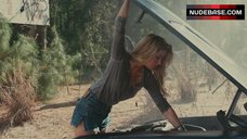 7. Amber Heard in Sexy Jeans Shorts – Drive Angry 3D