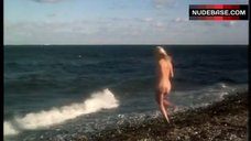 1. Birte Tove Nude on Beach – Rektor Pa Sengekanten