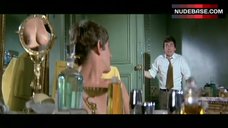 5. Eleanor Bron Nude Boobs in Mirror – Bedazzled