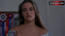 6. Alicia Silverstone Ass, Body Double Scene – The Crush