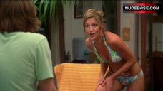 4. Tricia Helfer Bikini Scene – Two And A Half Men