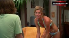 5. Tricia Helfer Bikini Scene – Two And A Half Men