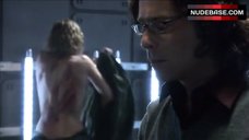 7. Tricia Helfer Side Boob – Battlestar Galactica