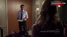 6. Tricia Helfer Shows Sexy Underwear – Franklin & Bash