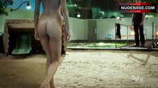3. Tricia Helfer Nude Butt – Ascension