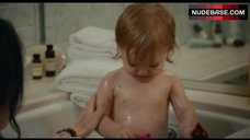 8. Ellen Page Nude in Bathtub with Baby – Tallulah