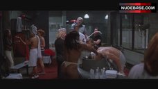 6. Yolanda Hughes-Heying Topless in Thong – Rollerball