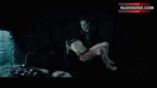 5. Kaja Gjesdal Topless on Ground – Underworld: Evolution