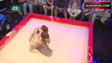 2. Sara Jean Underwood Mud Wrestling – Attack Of The Show!