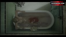 10. Bella Heathcote Naked in Hot Tub – Strange Angel