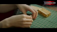 2. Liu Yifei Flashes Lingerie – Night Peacock