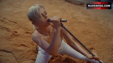 4. Robyn in See-Through Top – Ever Again