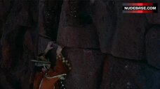 3. Brigitte Nielsen Flashes Underwear – Red Sonja