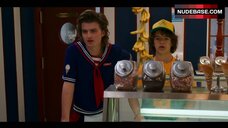 9. Maya Hawke Bouncing Tits – Stranger Things