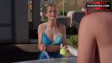 Kimberly McArthur in Blue Bikini – Slumber Party Massacre Ii
