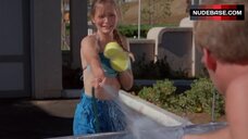 5. Kimberly McArthur in Blue Bikini – Slumber Party Massacre Ii