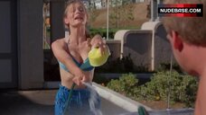 8. Kimberly McArthur in Blue Bikini – Slumber Party Massacre Ii