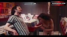 8. Selma Lhaij Completely Nude in Music Store – Vernon Subutex