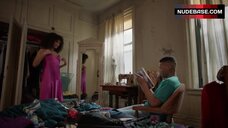 10. Indya Moore Lingerie Scene – Pose