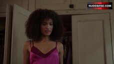 7. Indya Moore Lingerie Scene – Pose