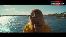 4. Isla Fisher Flashes Her Lingerie – The Beach Bum
