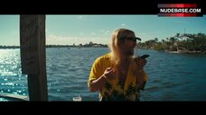 6. Isla Fisher Flashes Her Lingerie – The Beach Bum