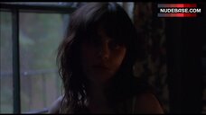 5. Zooey Deschanel Pokies Through Top – Winter Passing