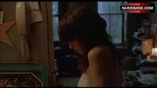 8. Zooey Deschanel Pokies Through Top – Winter Passing