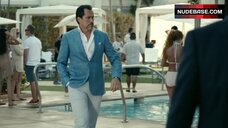 1. Christa B. Allen Sexy in Blue Bikini – Grand Hotel
