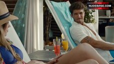 6. Christa B. Allen Sexy in Blue Bikini – Grand Hotel