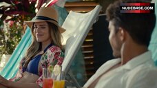 7. Christa B. Allen Sexy in Blue Bikini – Grand Hotel