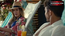 8. Christa B. Allen Sexy in Blue Bikini – Grand Hotel